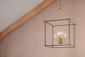 Kichler - 52628CPZ - Eight Light Foyer Pendant - Eisley - Champagne Bronze