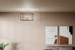 Kichler - 52632PN - Four Light Semi Flush Mount - Eisley - Polished Nickel