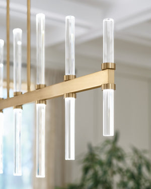 Kichler - 52670CPZ - LED Linear Chandelier - Sycara - Champagne Bronze