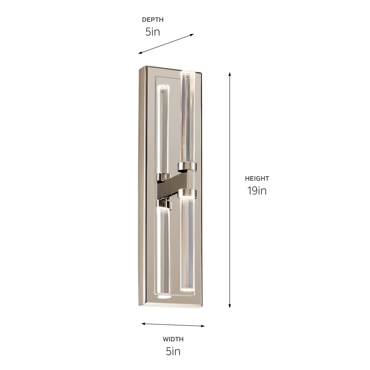 Kichler - 52671PN - LED Wall Sconce - Sycara - Polished Nickel