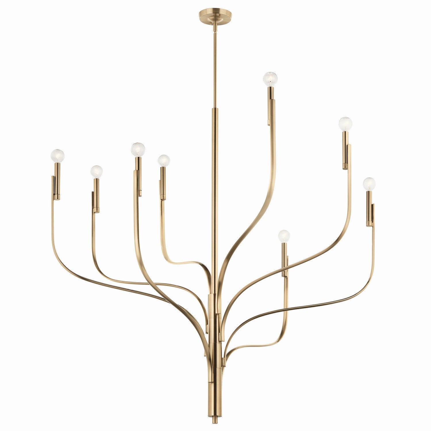 Kichler - 52675CPZ - Eight Light Chandelier - Livadia - Champagne Bronze