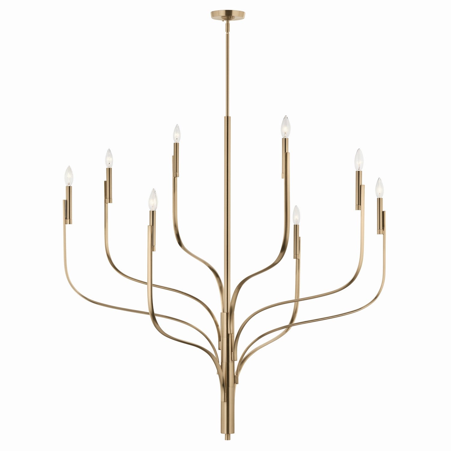 Kichler - 52675CPZ - Eight Light Chandelier - Livadia - Champagne Bronze