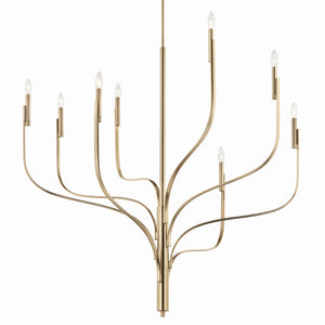 Kichler - 52675CPZ - Eight Light Chandelier - Livadia - Champagne Bronze