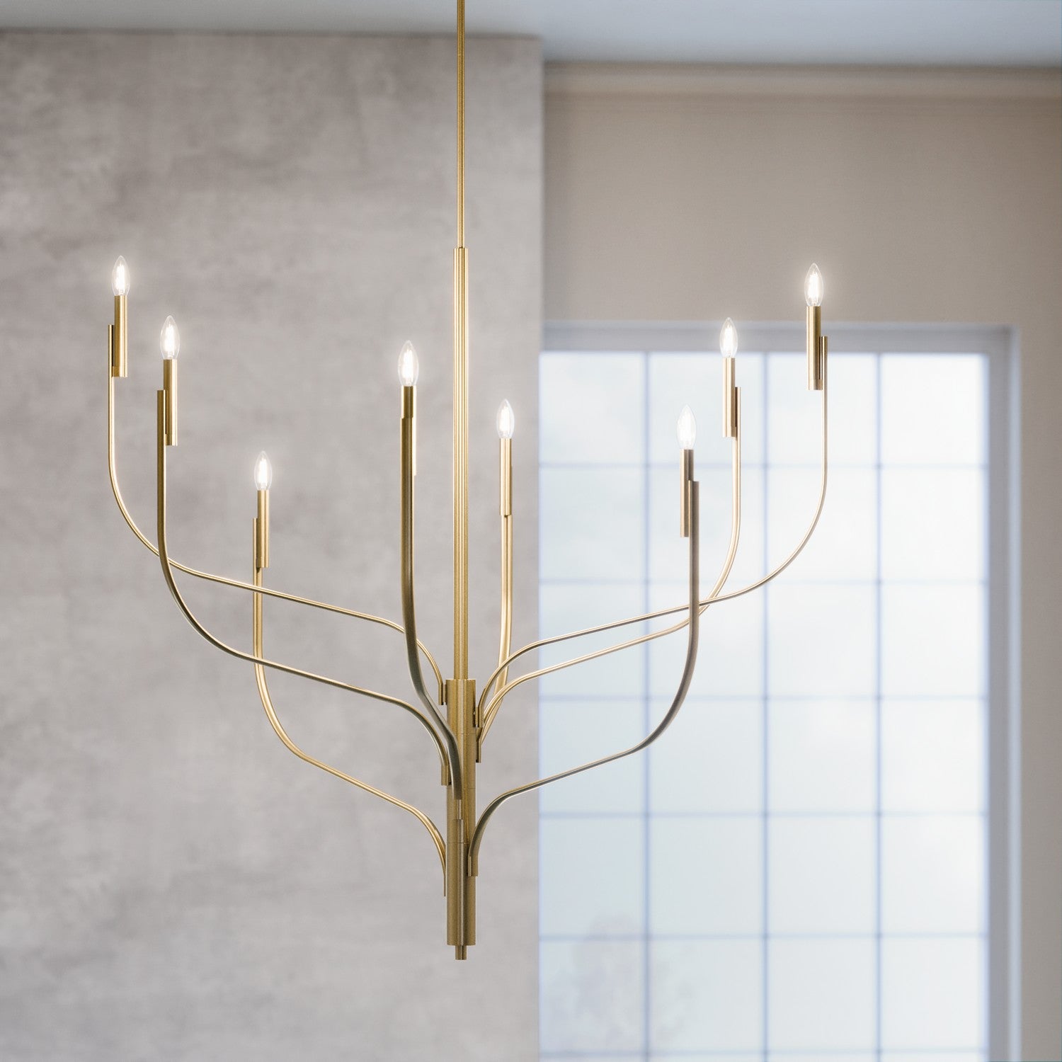 Kichler - 52675CPZ - Eight Light Chandelier - Livadia - Champagne Bronze