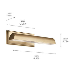 Kichler - 52685CPZ - LED Picture Light - Carston - Champagne Bronze