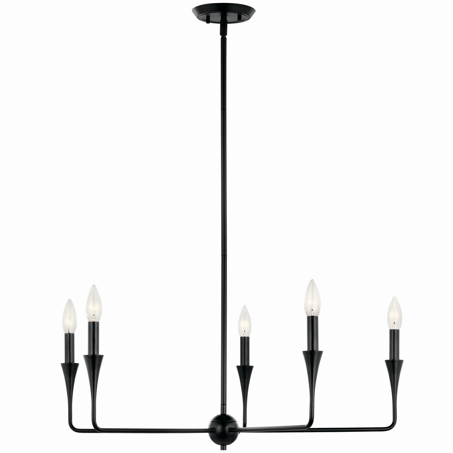 Kichler - 52689BK - Five Light Chandelier - Alvaro - Black