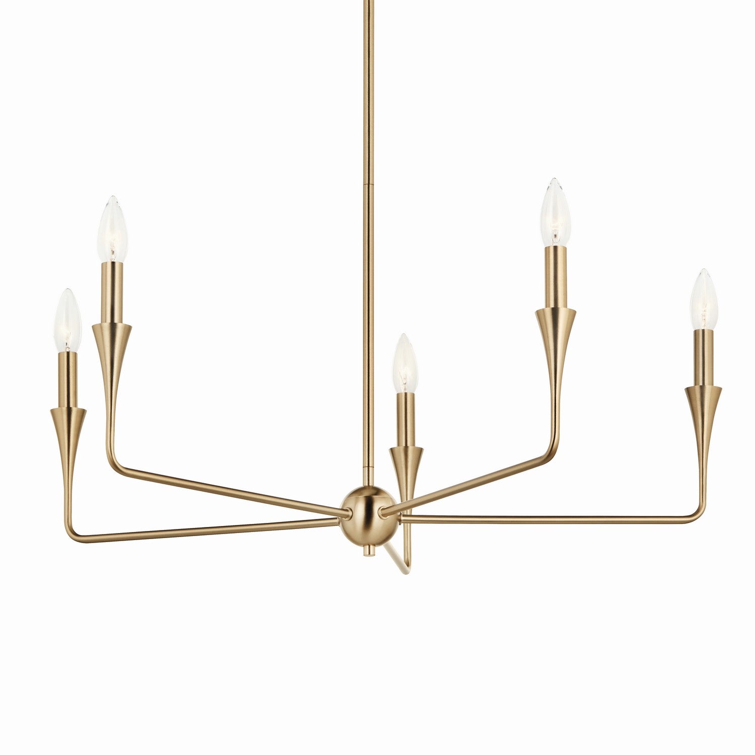 Kichler - 52689CPZ - Five Light Chandelier - Alvaro - Champagne Bronze