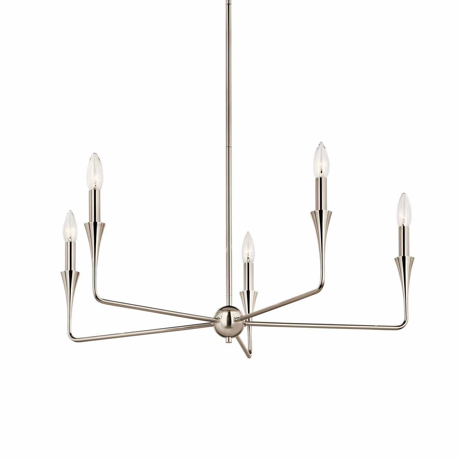 Kichler - 52689PN - Five Light Chandelier - Alvaro - Polished Nickel