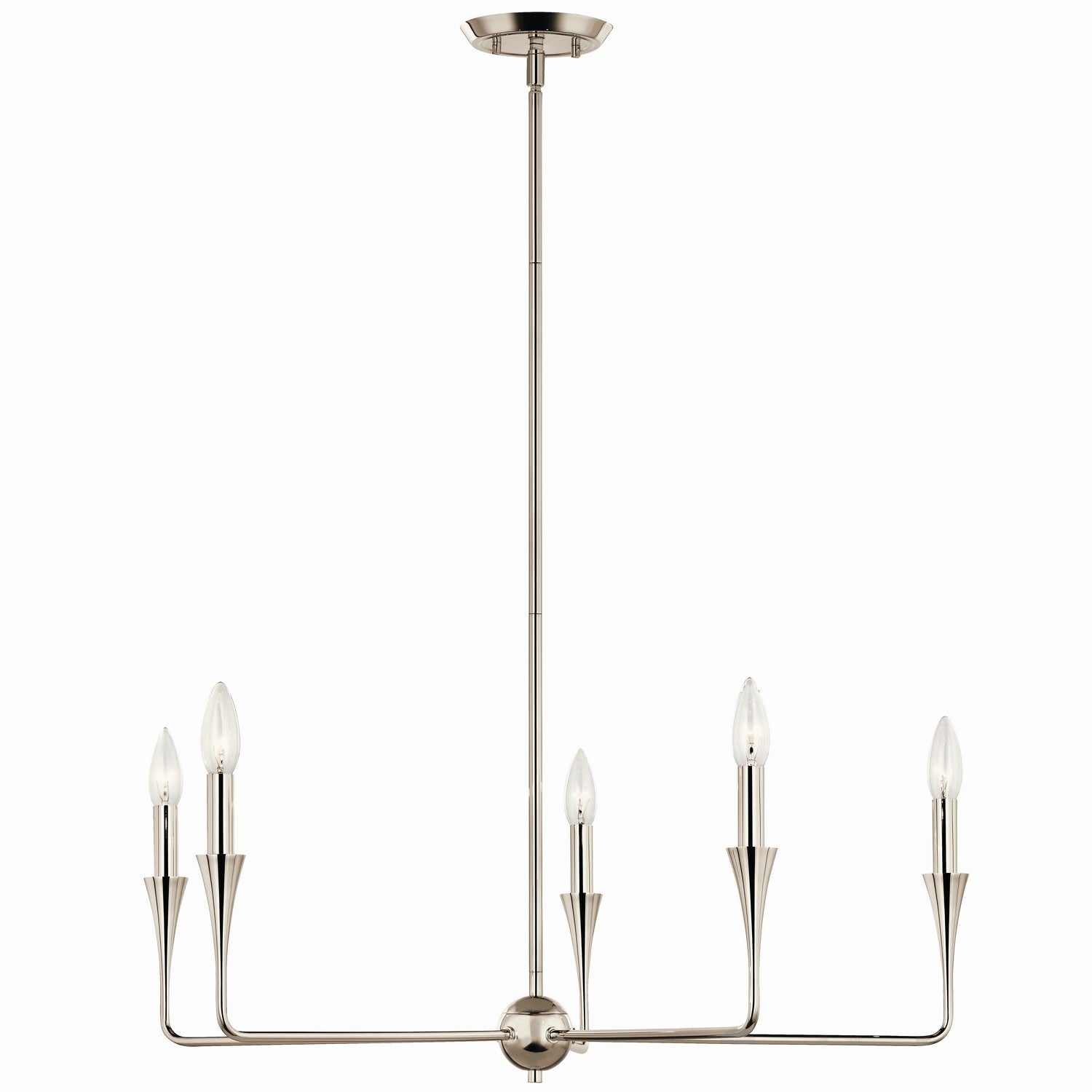 Kichler - 52689PN - Five Light Chandelier - Alvaro - Polished Nickel