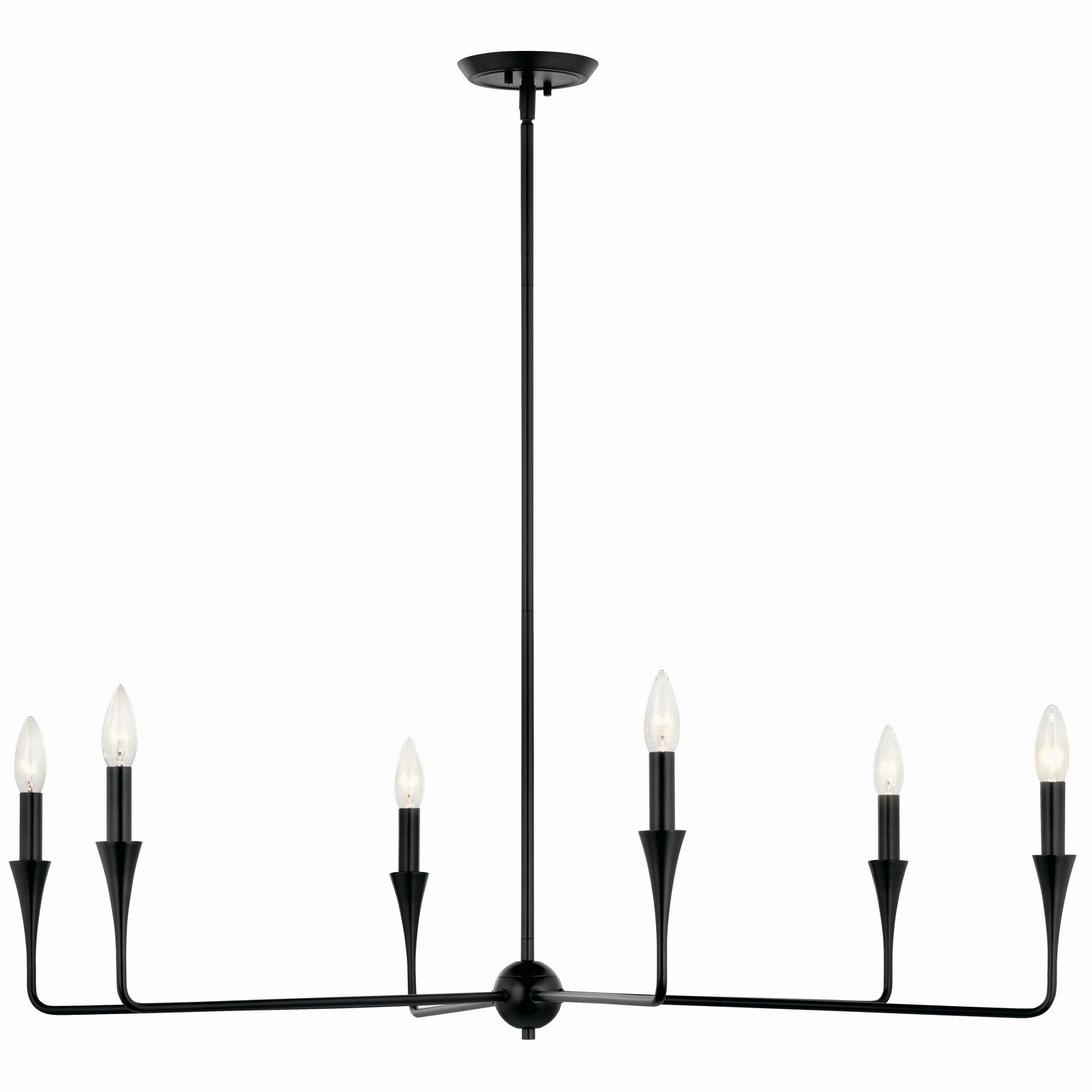 Kichler - 52690BK - Six Light Chandelier - Alvaro - Black