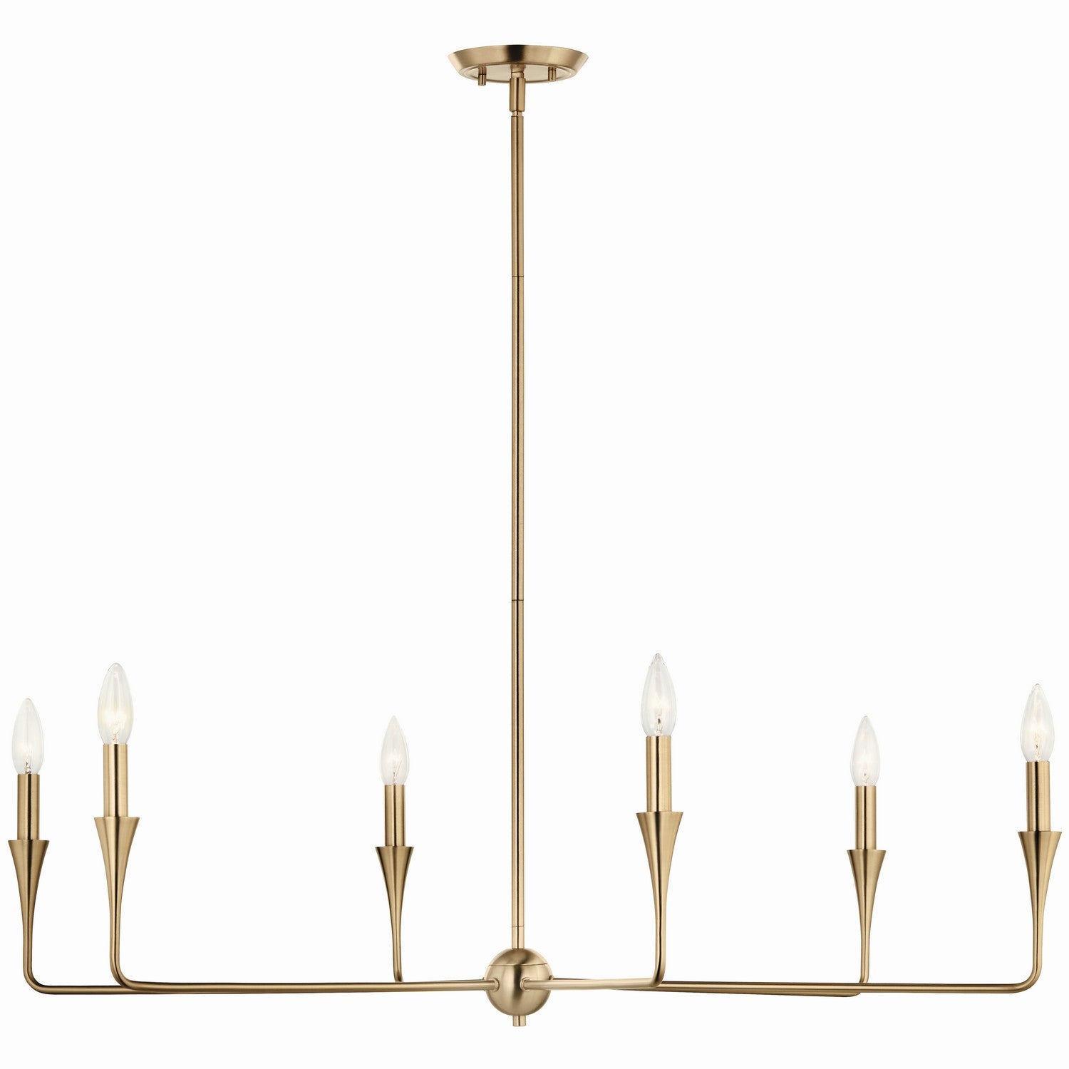 Kichler - 52690CPZ - Six Light Chandelier - Alvaro - Champagne Bronze