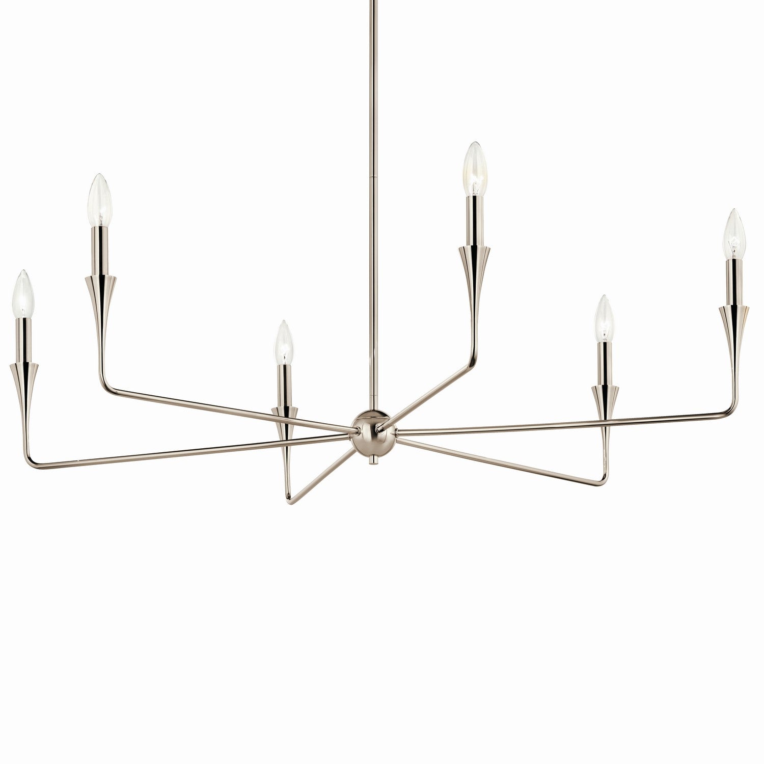 Kichler - 52690PN - Six Light Chandelier - Alvaro - Polished Nickel