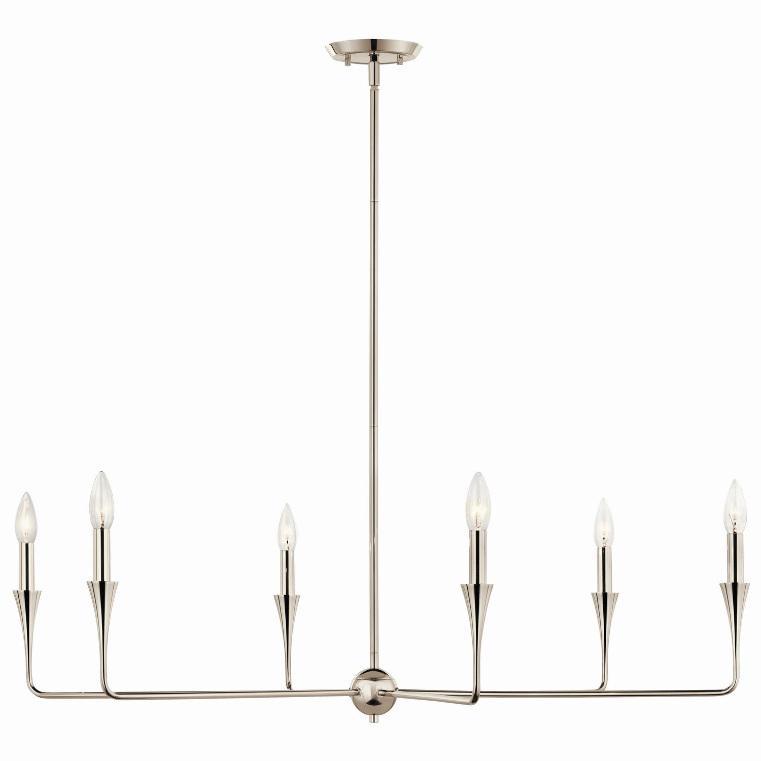 Kichler - 52690PN - Six Light Chandelier - Alvaro - Polished Nickel