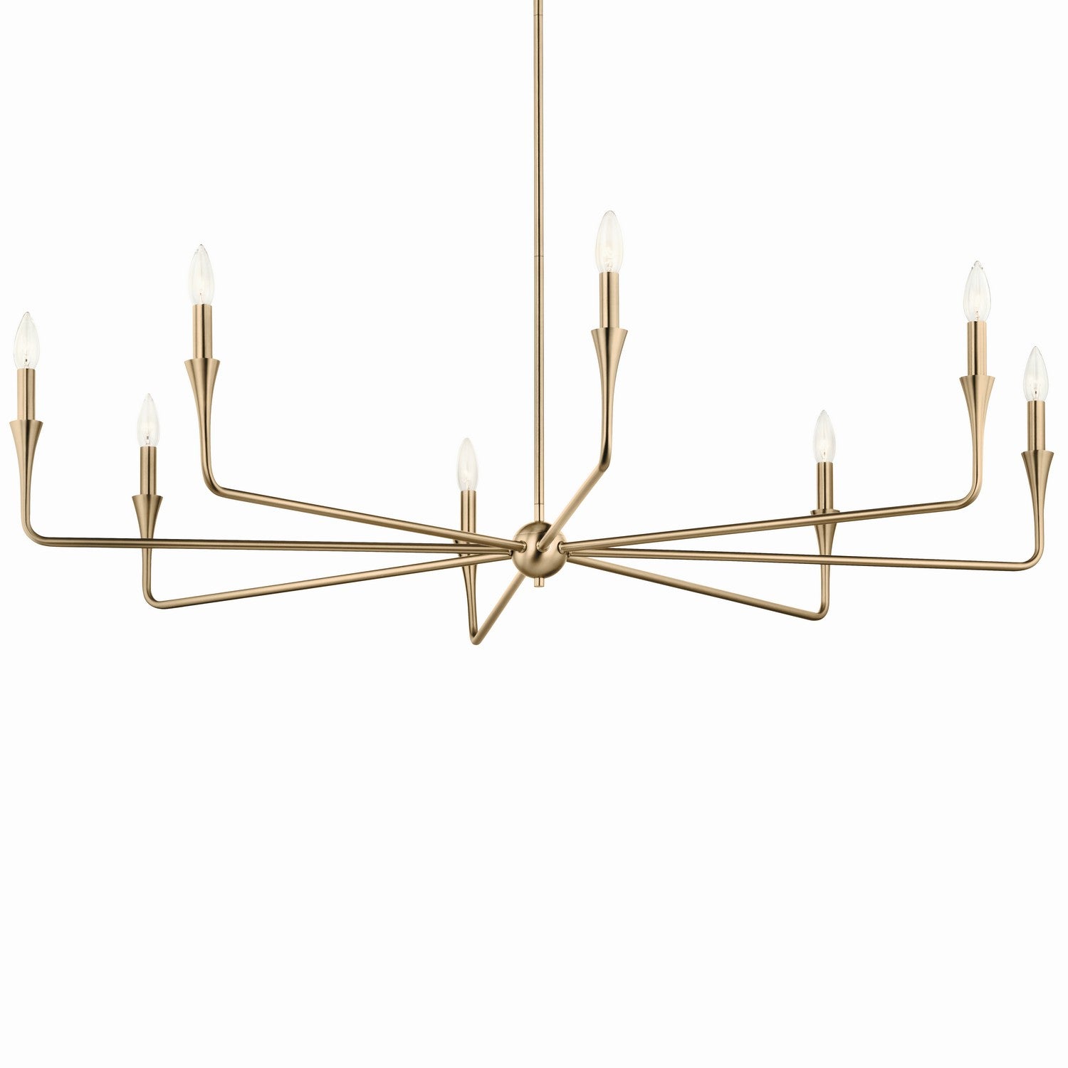 Kichler - 52691CPZ - Eight Light Chandelier - Alvaro - Champagne Bronze