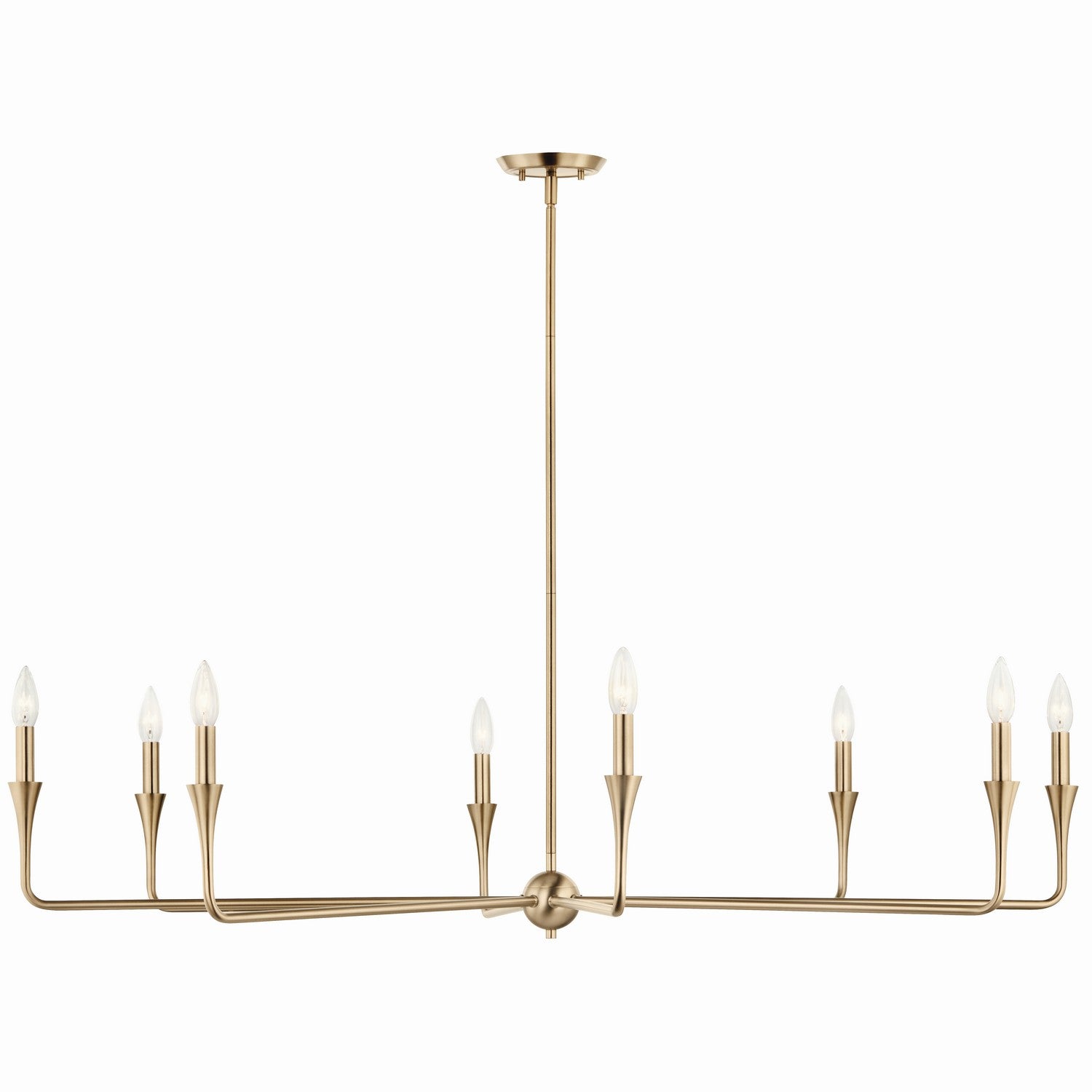 Kichler - 52691CPZ - Eight Light Chandelier - Alvaro - Champagne Bronze