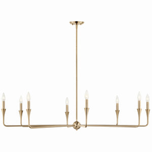 Kichler - 52691CPZ - Eight Light Chandelier - Alvaro - Champagne Bronze