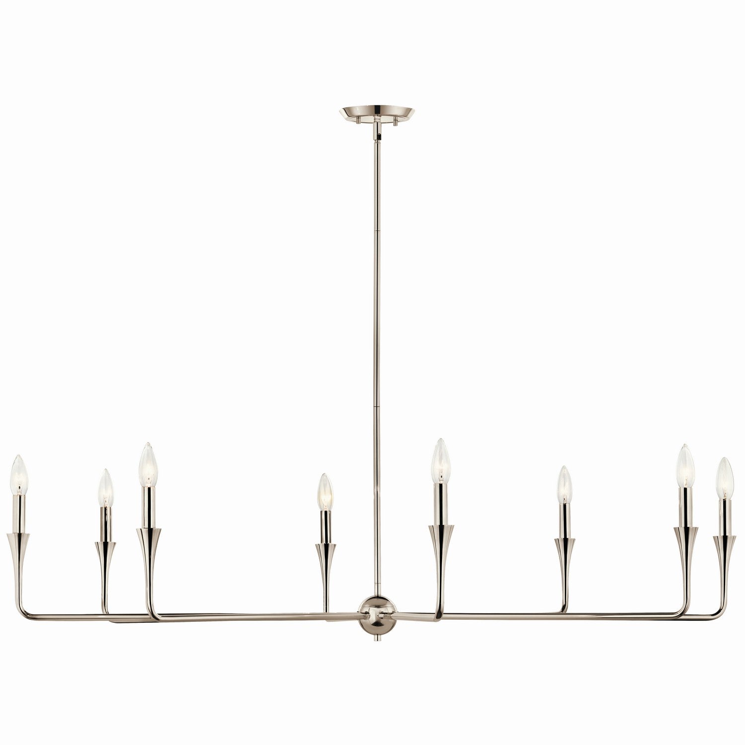 Kichler - 52691PN - Eight Light Chandelier - Alvaro - Polished Nickel