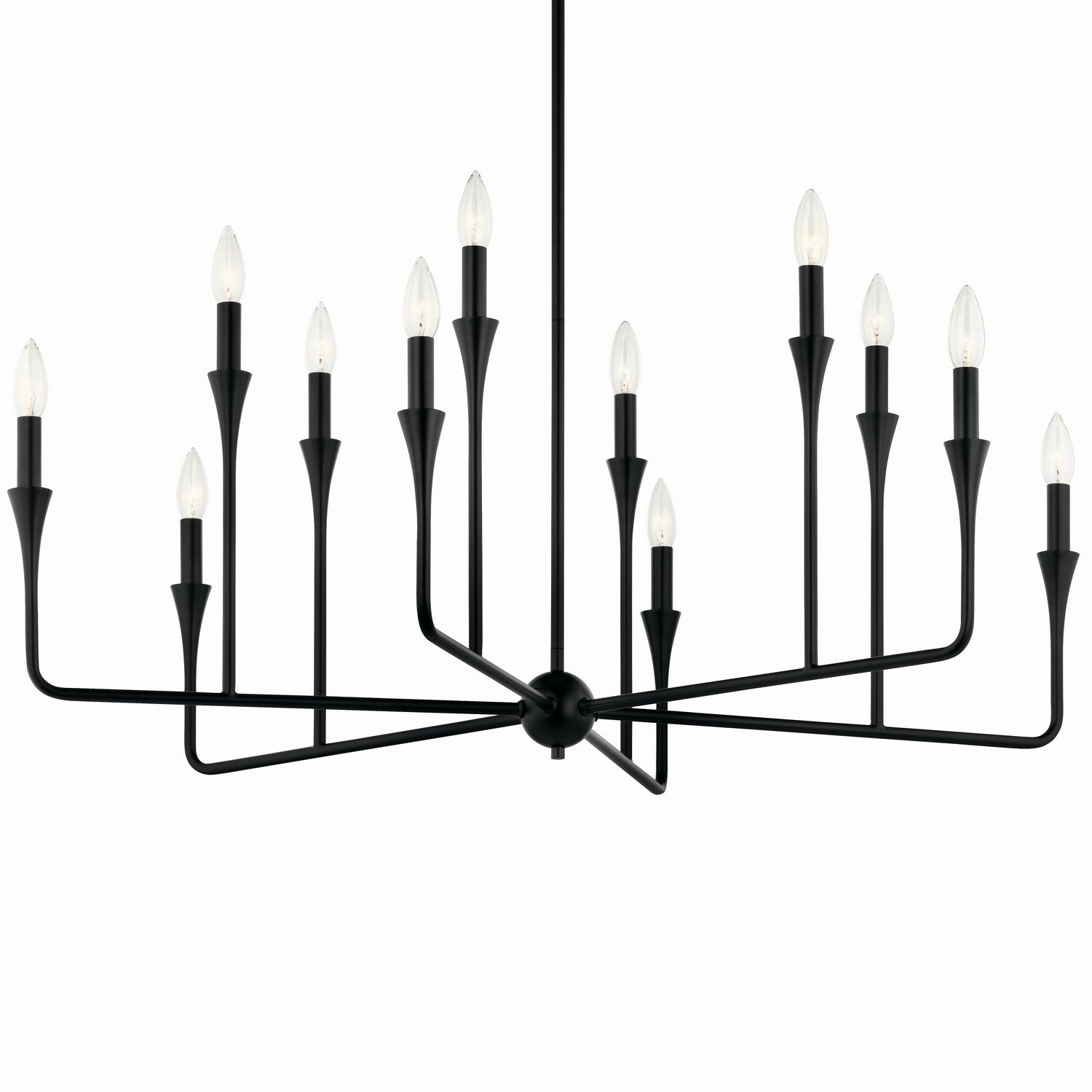 Kichler - 52692BK - 12 Light Chandelier - Alvaro - Black