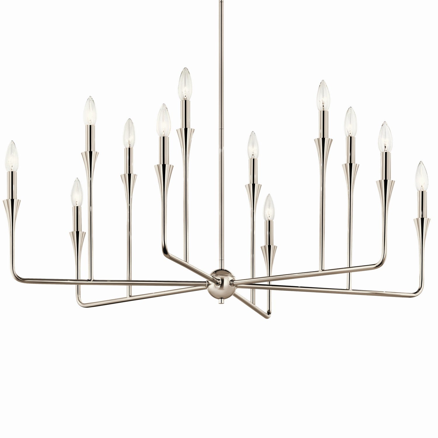 Kichler - 52692PN - 12 Light Chandelier - Alvaro - Polished Nickel