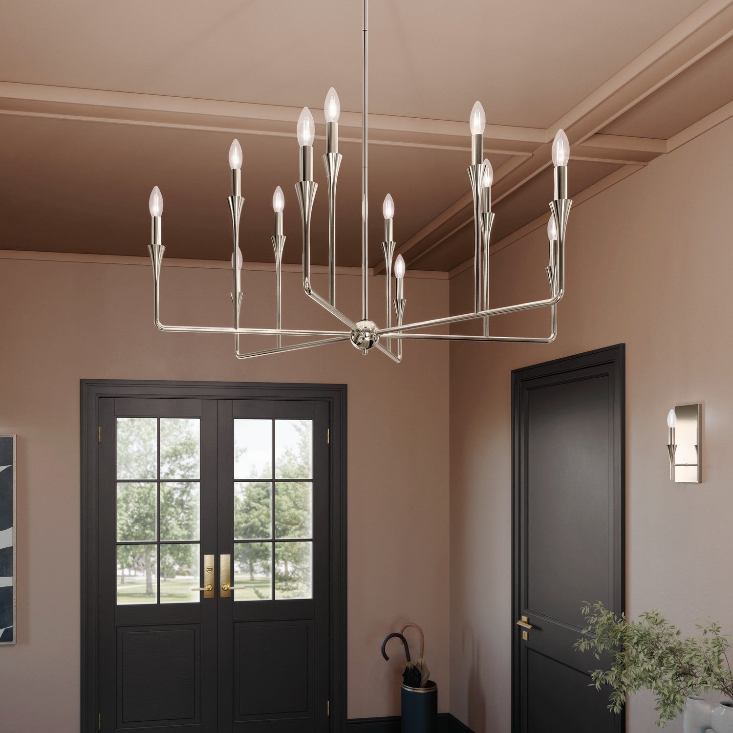 Kichler - 52692PN - 12 Light Chandelier - Alvaro - Polished Nickel