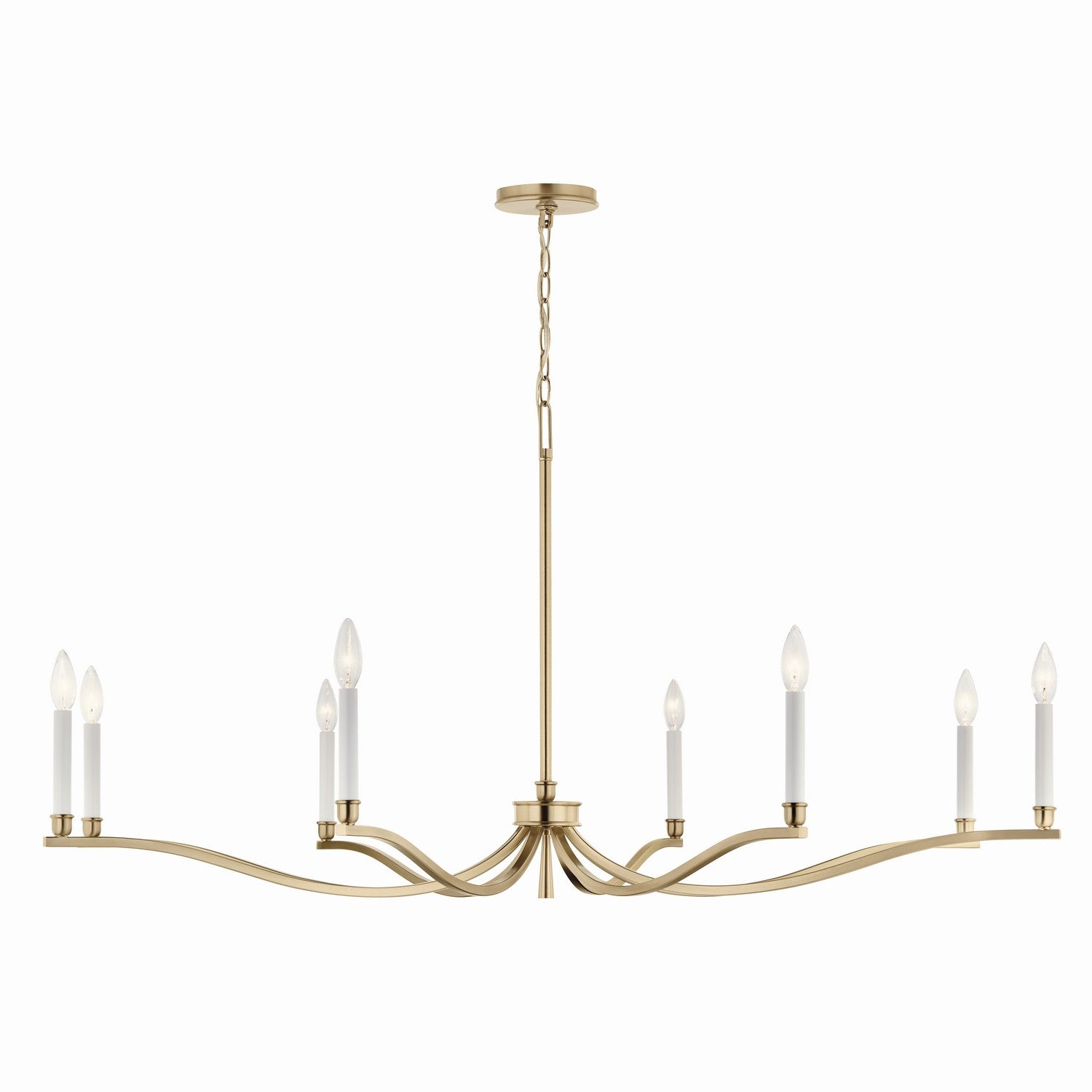 Kichler - 52697CPZ - Eight Light Chandelier - Malene - Champagne Bronze