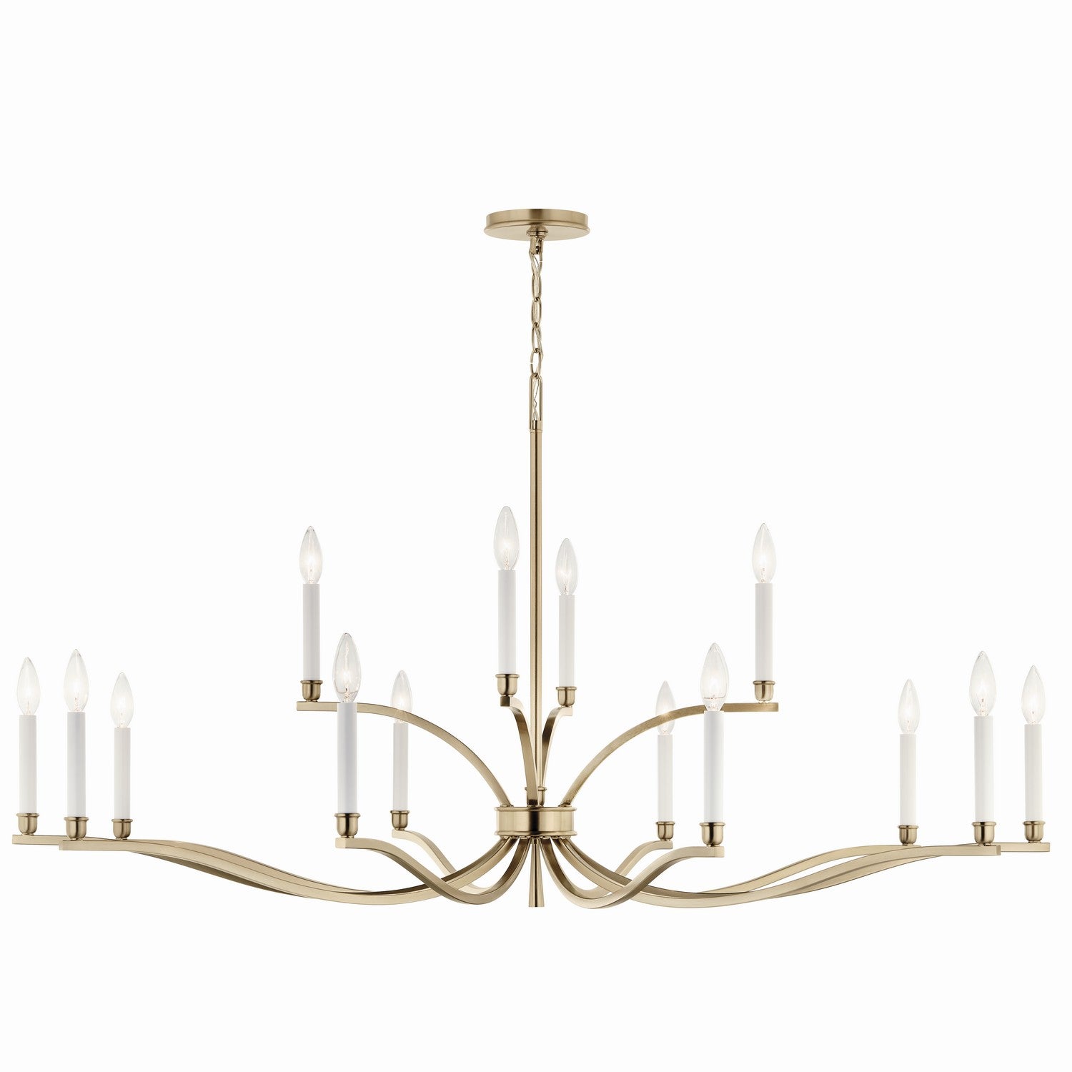 Kichler - 52698CPZ - 14 Light Chandelier - Malene - Champagne Bronze