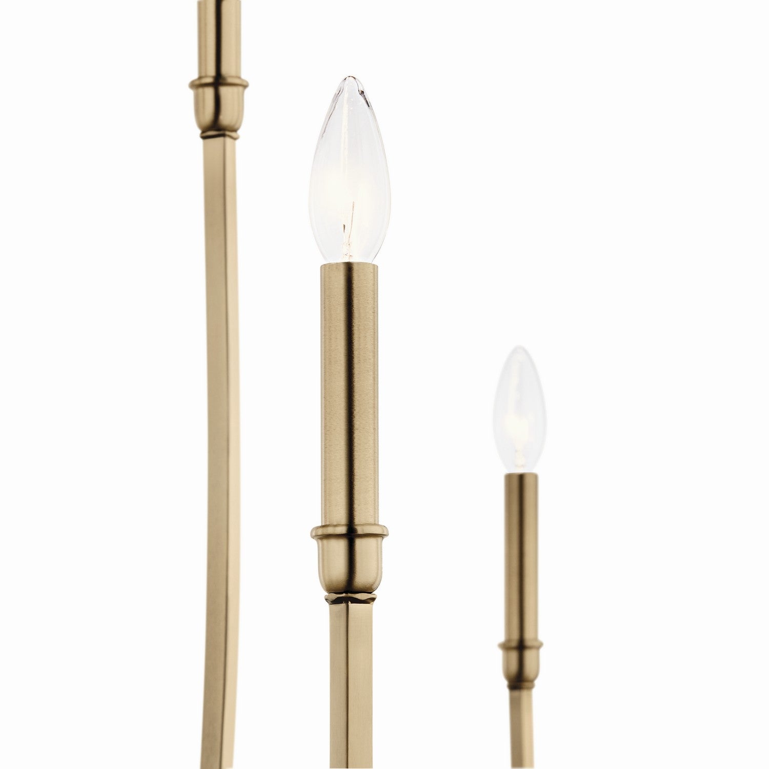 Kichler - 52699CPZ - Eight Light Foyer Chandelier - Malene - Champagne Bronze