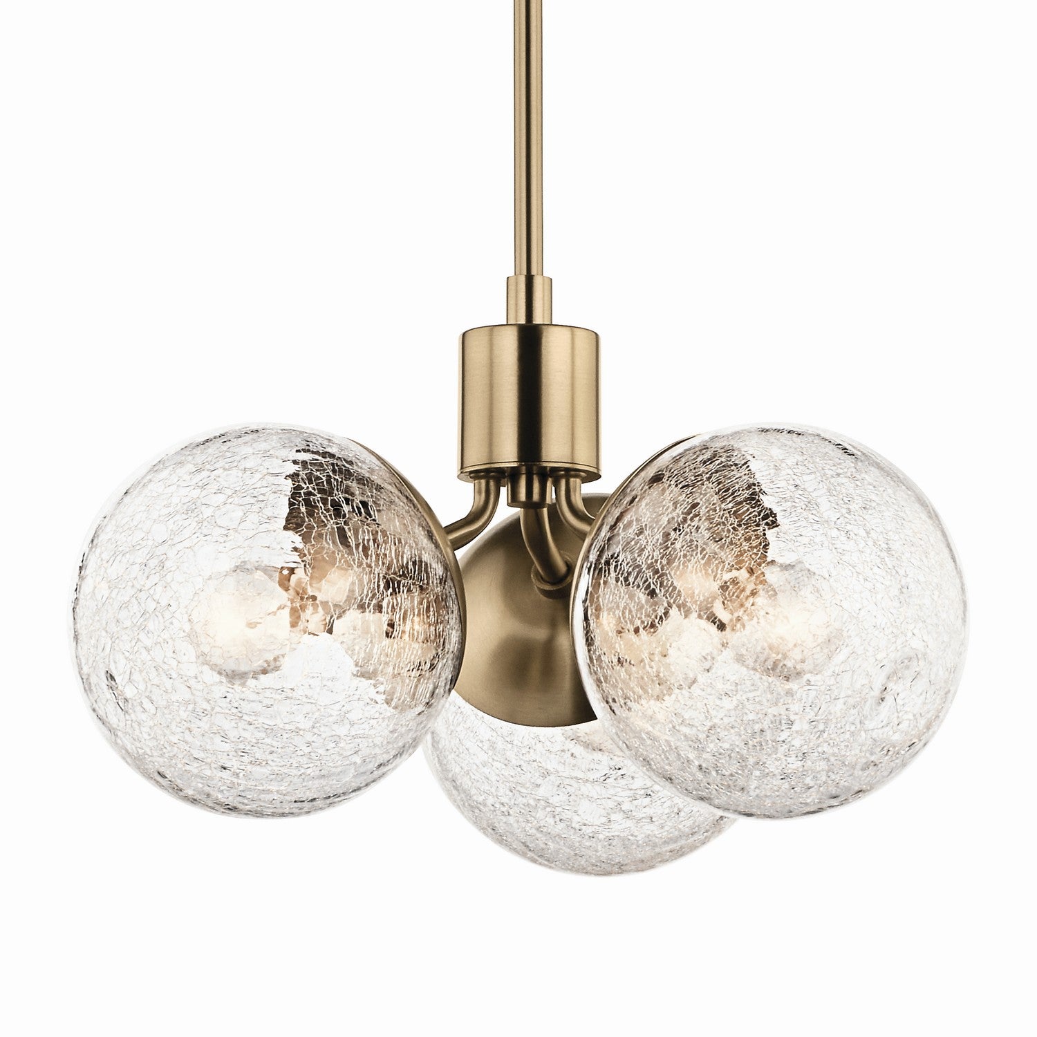 Kichler - 52700CPZ - Three Light Chandelier/Semi Flush - Silvarious - Champagne Bronze