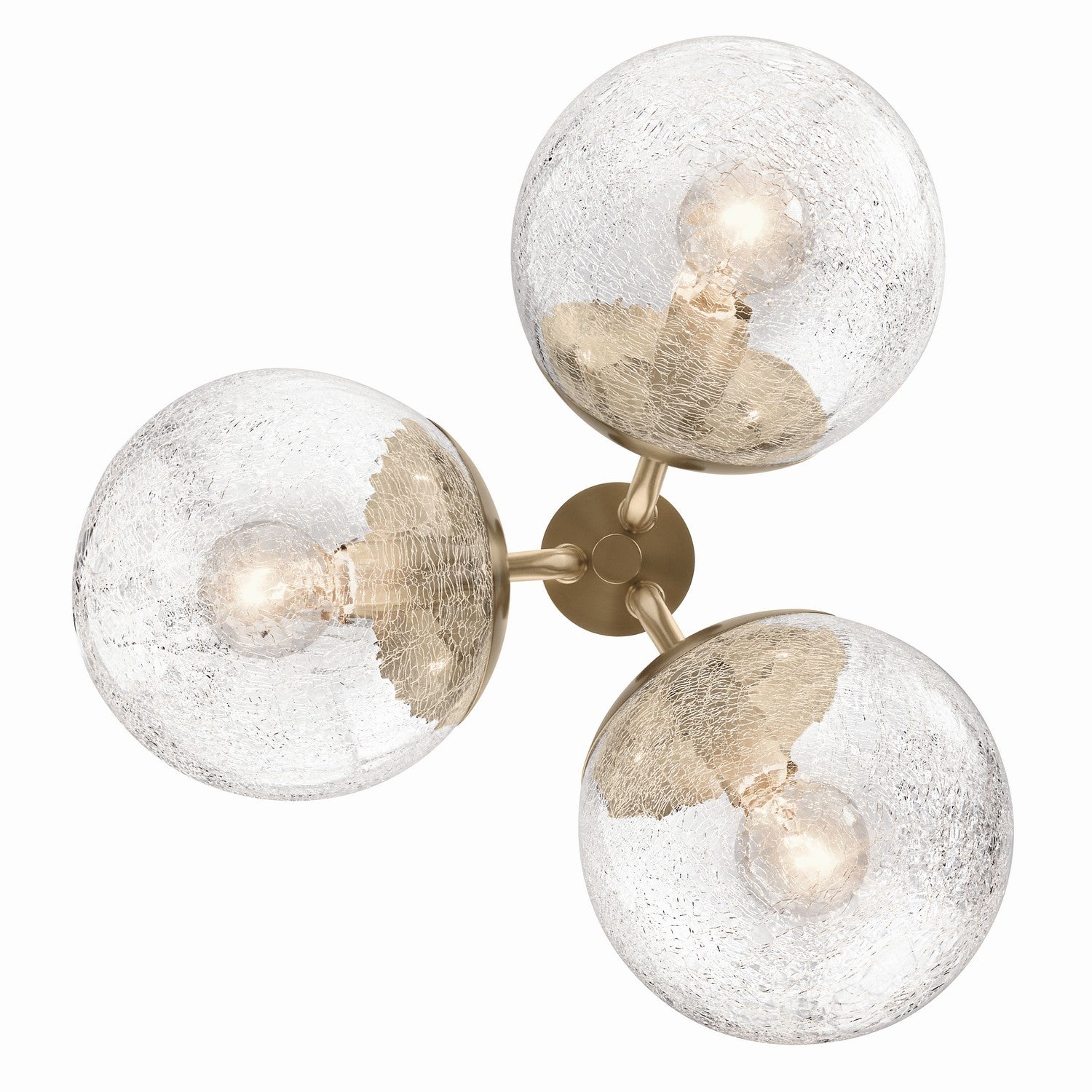 Kichler - 52700CPZ - Three Light Chandelier/Semi Flush - Silvarious - Champagne Bronze