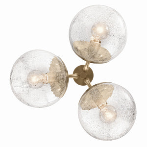 Kichler - 52700CPZ - Three Light Chandelier/Semi Flush - Silvarious - Champagne Bronze