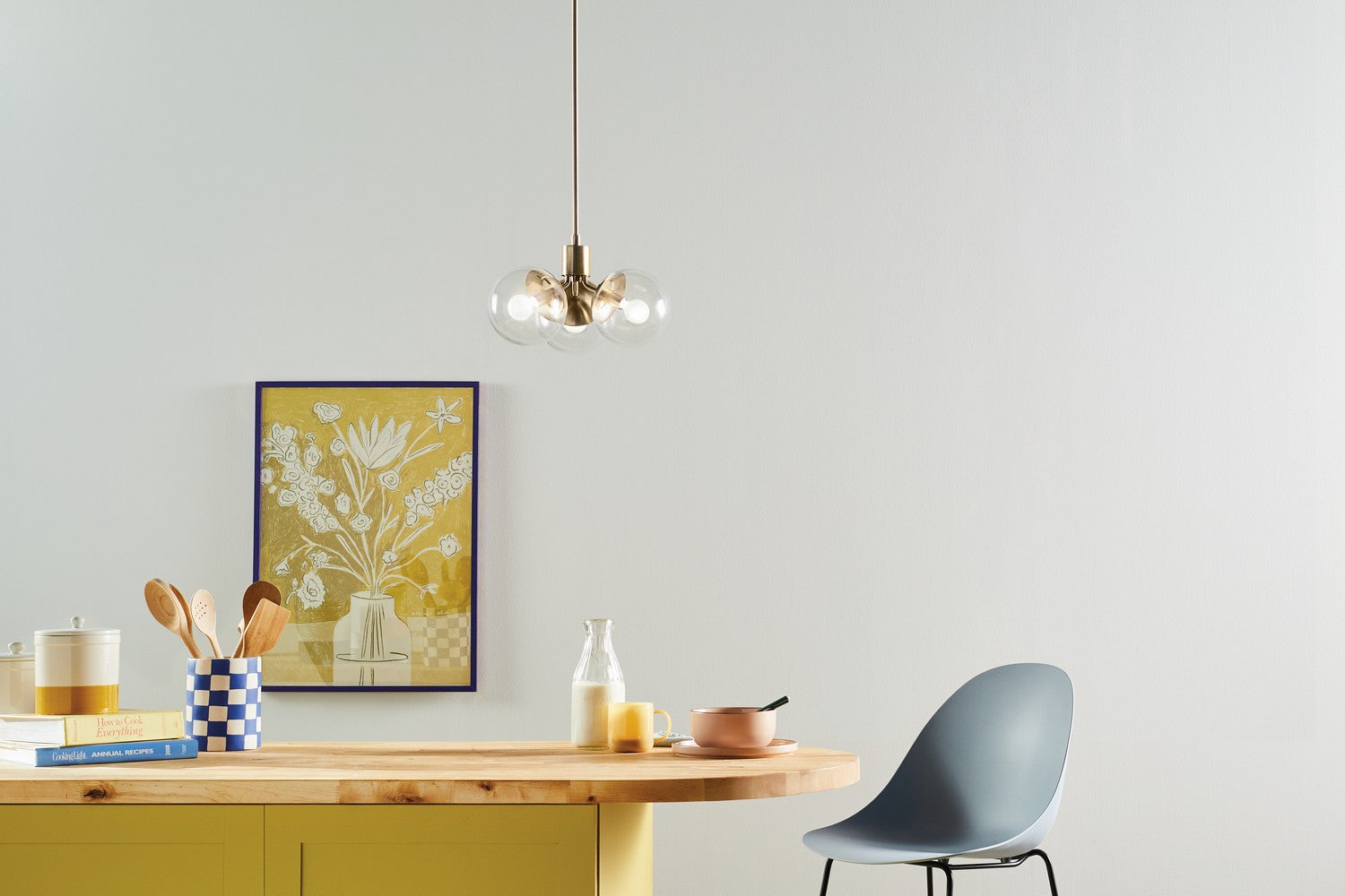 Kichler - 52700CPZCLR - Three Light Chandelier/Semi Flush - Silvarious - Champagne Bronze