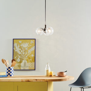 Kichler - 52700PN - Three Light Chandelier/Semi Flush - Silvarious - Polished Nickel