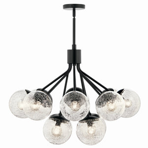 Kichler - 52701BK - 12 Light Chandelier Convertible - Silvarious - Black