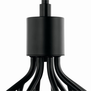 Kichler - 52701BK - 12 Light Chandelier Convertible - Silvarious - Black