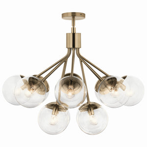Kichler - 52701CPZCLR - 12 Light Chandelier Convertible - Silvarious - Champagne Bronze