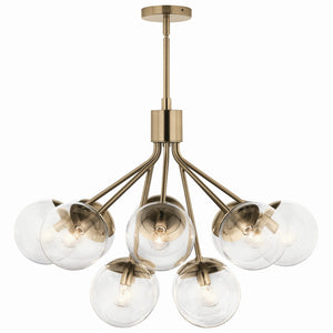 Kichler - 52701CPZCLR - 12 Light Chandelier Convertible - Silvarious - Champagne Bronze