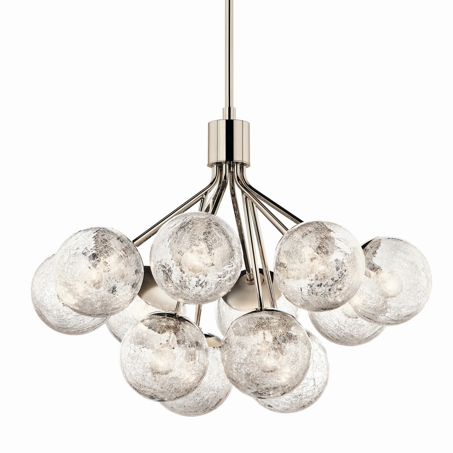 Kichler - 52701PN - 12 Light Chandelier Convertible - Silvarious - Polished Nickel