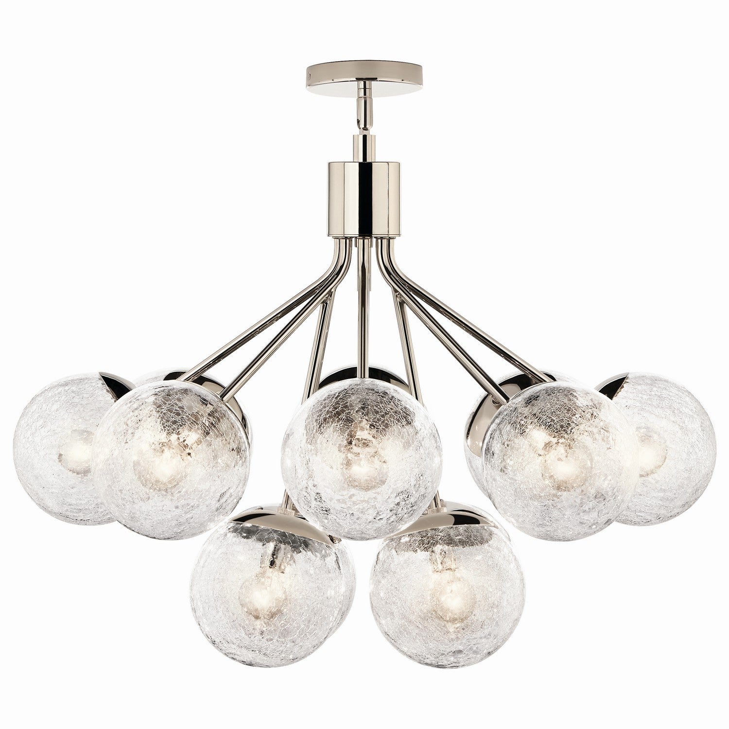 Kichler - 52701PN - 12 Light Chandelier Convertible - Silvarious - Polished Nickel