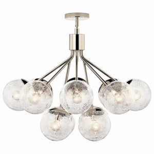 Kichler - 52701PN - 12 Light Chandelier Convertible - Silvarious - Polished Nickel