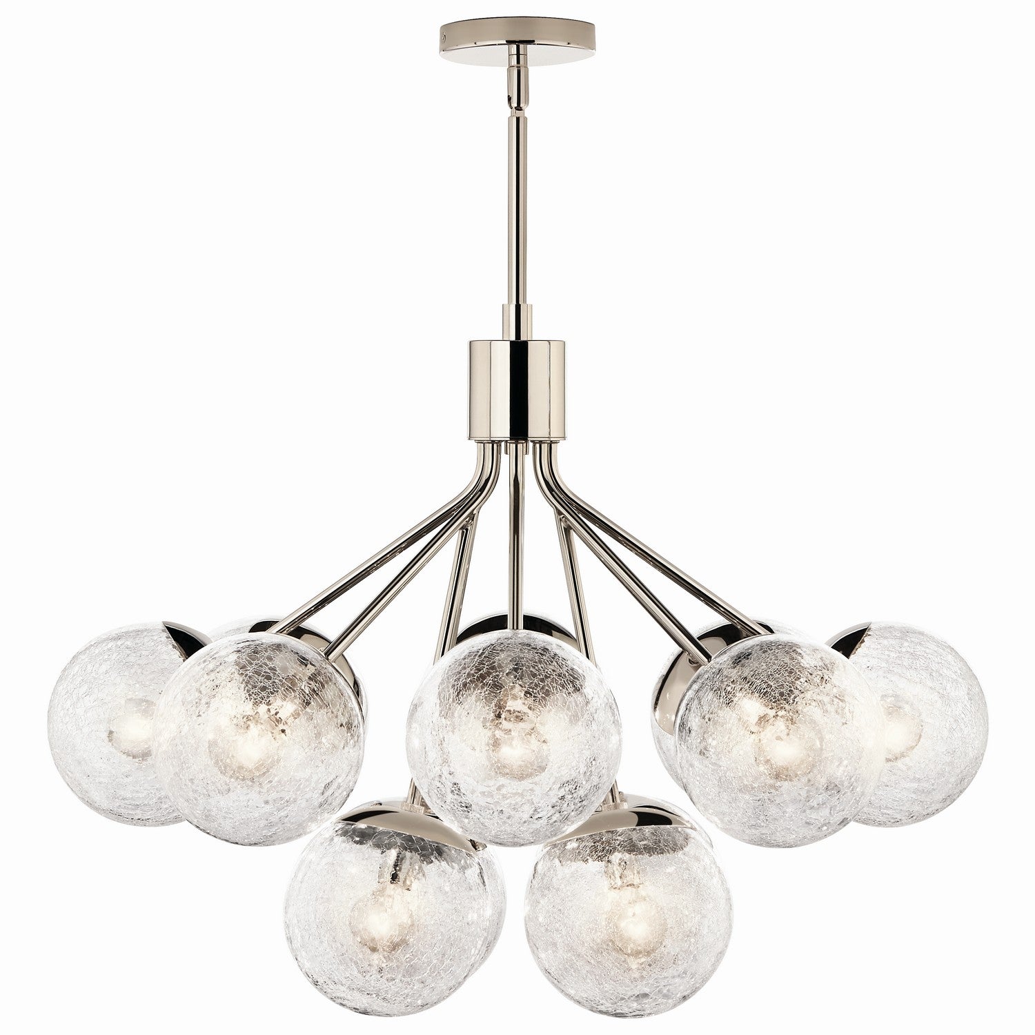 Kichler - 52701PN - 12 Light Chandelier Convertible - Silvarious - Polished Nickel