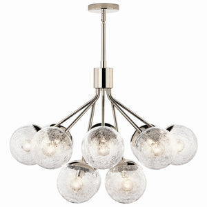 Kichler - 52701PN - 12 Light Chandelier Convertible - Silvarious - Polished Nickel