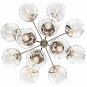 Kichler - 52701PNCLR - 12 Light Chandelier Convertible - Silvarious - Polished Nickel