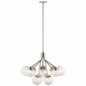 Kichler - 52701PNCLR - 12 Light Chandelier Convertible - Silvarious - Polished Nickel