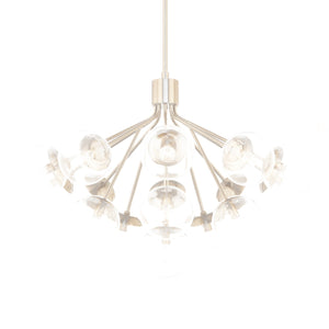 Kichler - 52702CPZCLR - 16 Light Chandelier Convertible - Silvarious - Champagne Bronze