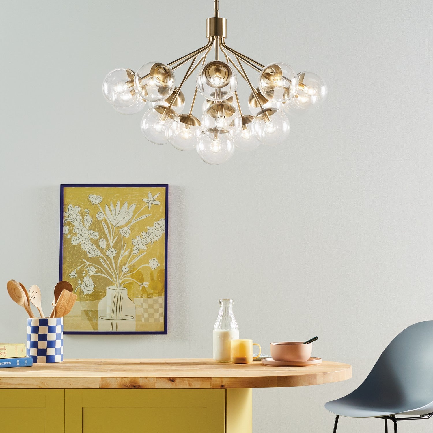 Kichler - 52702CPZCLR - 16 Light Chandelier Convertible - Silvarious - Champagne Bronze