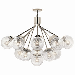 Kichler - 52702PN - 16 Light Chandelier Convertible - Silvarious - Polished Nickel