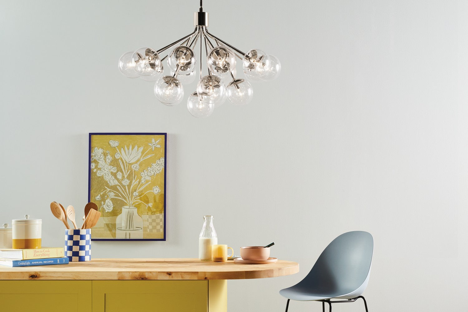 Kichler - 52702PNCLR - 16 Light Chandelier Convertible - Silvarious - Polished Nickel