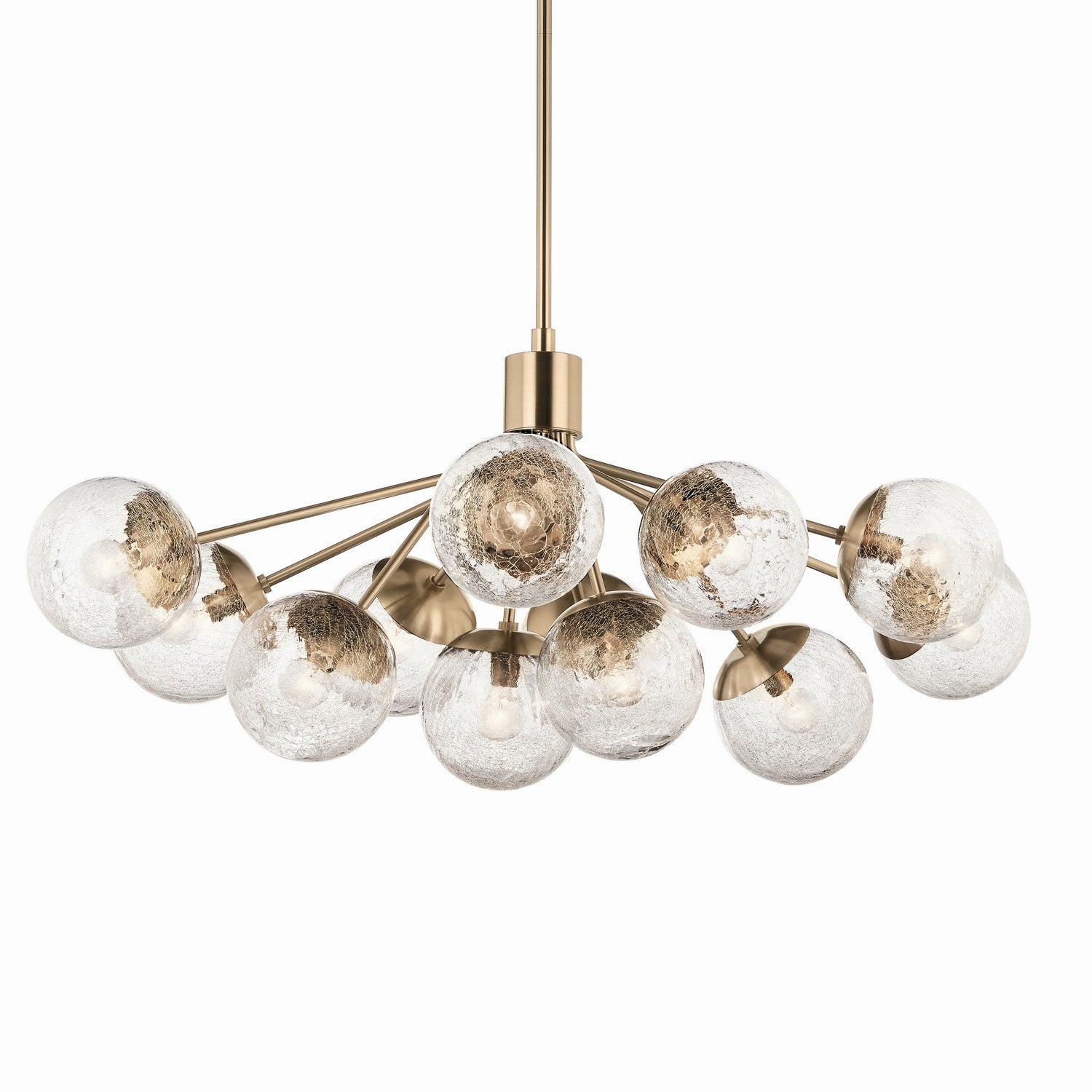 Kichler - 52703CPZ - 12 Light Linear Chandelier Convertible - Silvarious - Champagne Bronze