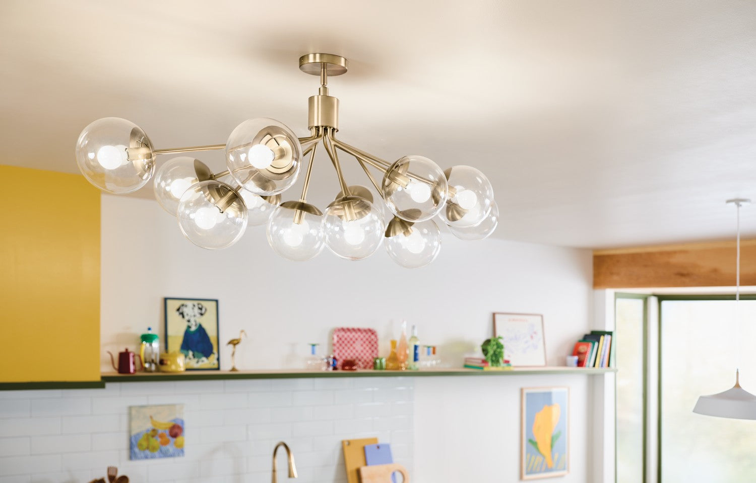 Kichler - 52703CPZCLR - 12 Light Linear Chandelier Convertible - Silvarious - Champagne Bronze