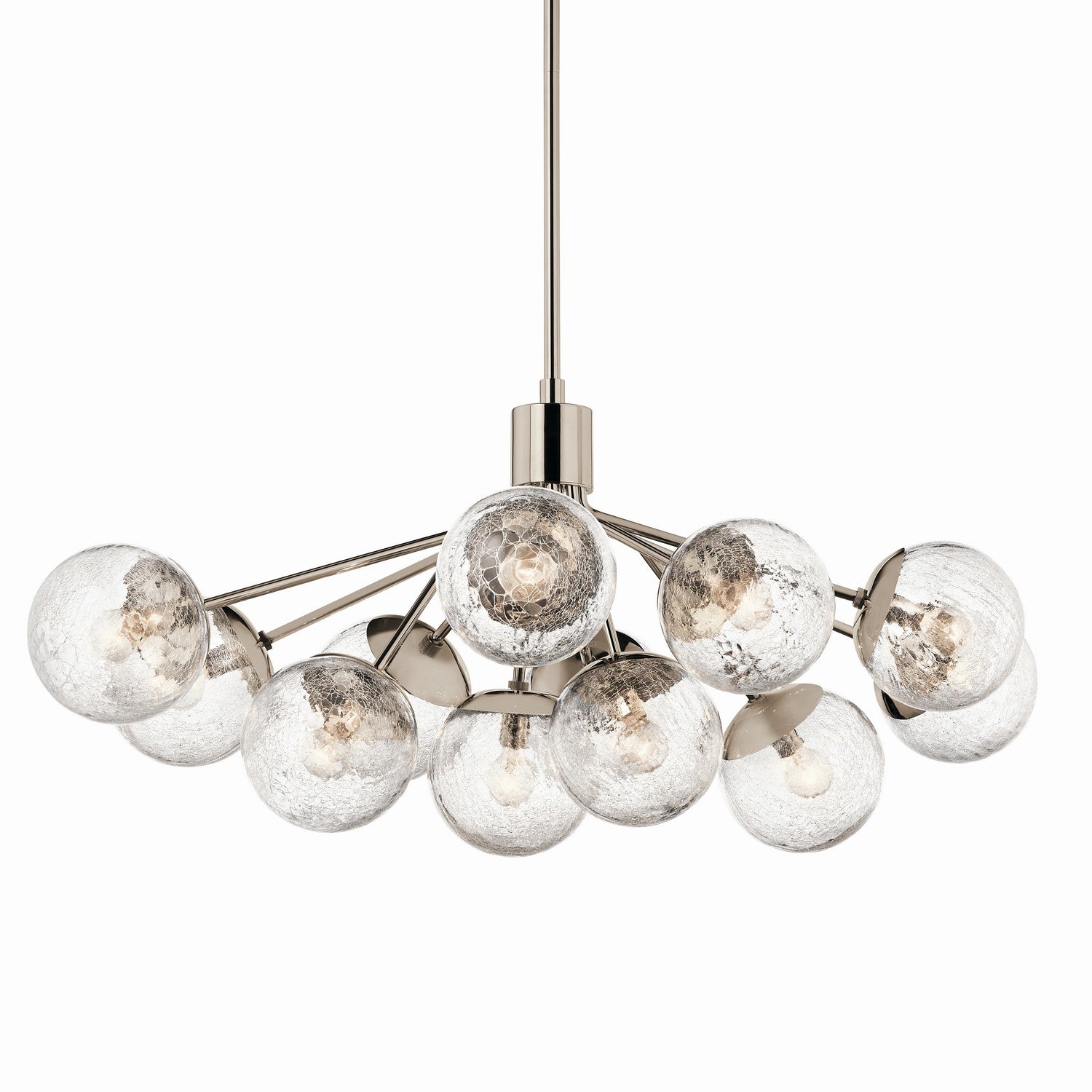 Kichler - 52703PN - 12 Light Linear Chandelier Convertible - Silvarious - Polished Nickel